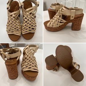 Blowfish Platform Sandals Size 9
